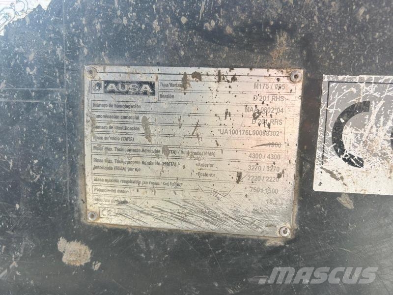 Ausa D 201 RHS Hydrostat Knækstyrede dumpere