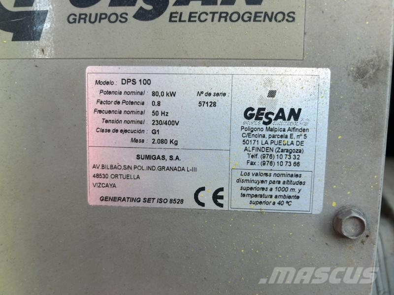 Gesan DPS 100 مولدات ديزل
