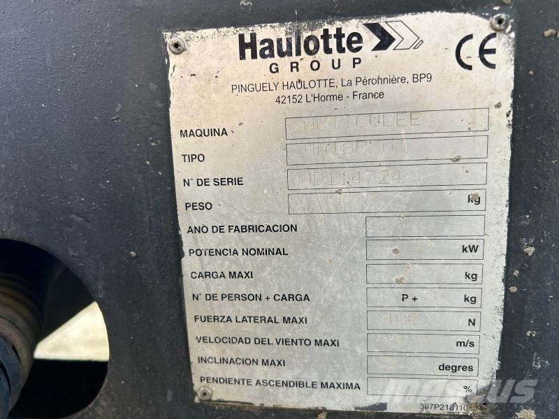 Haulotte HA 18 PXNT Kuukulkijat