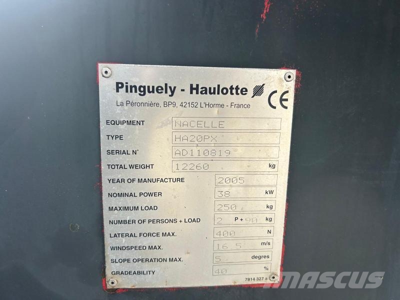 Haulotte HA 20 PX رافعات سلة مفصلية