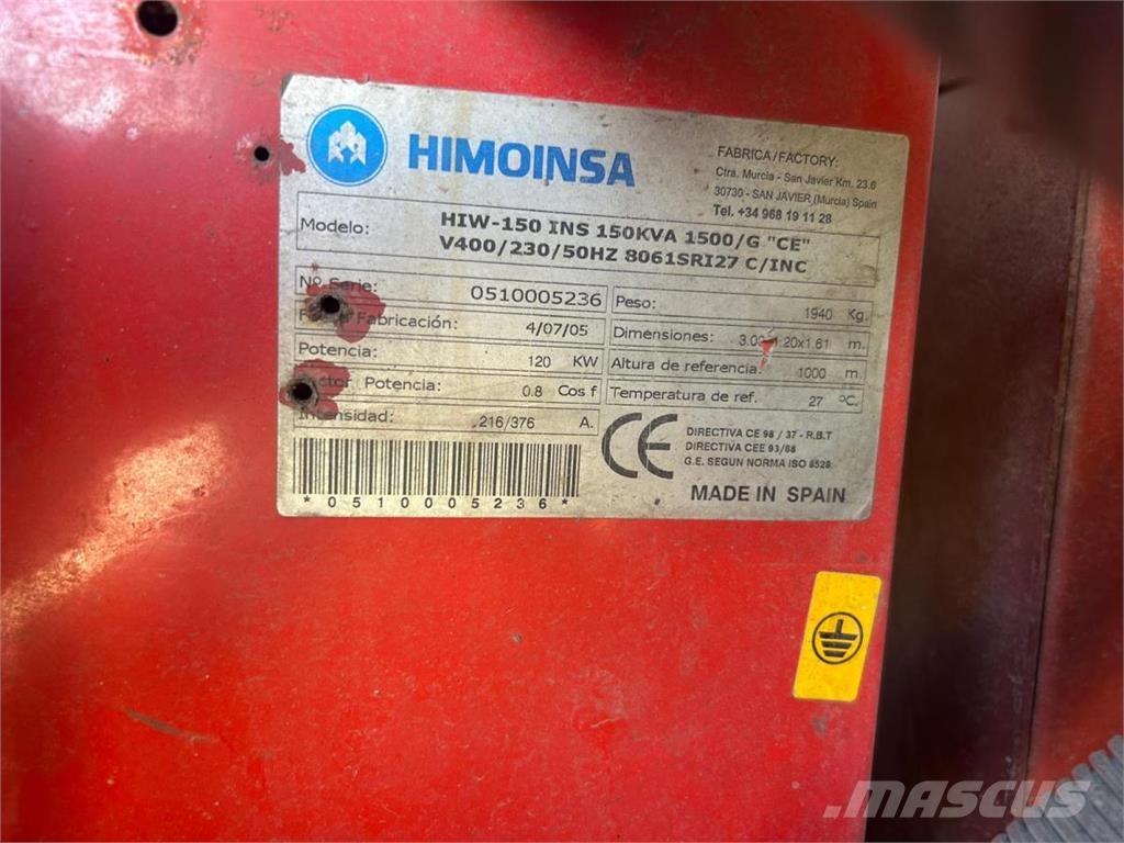 Himoinsa HIW 150 مولدات ديزل