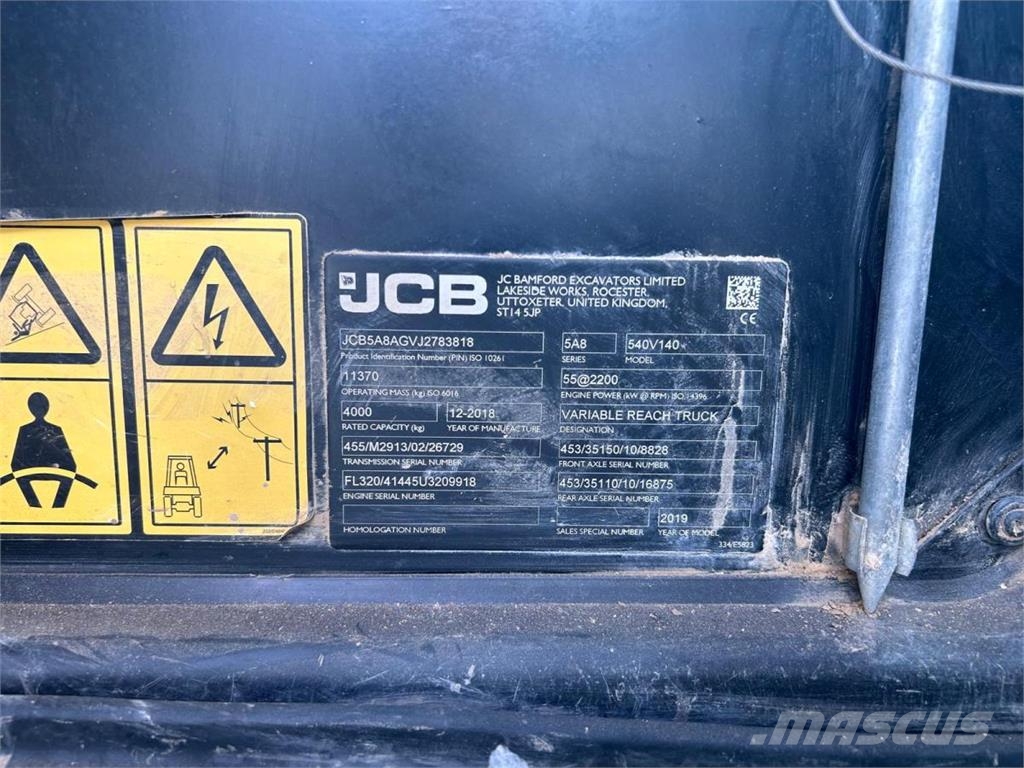 JCB 540-140 Kurottajat