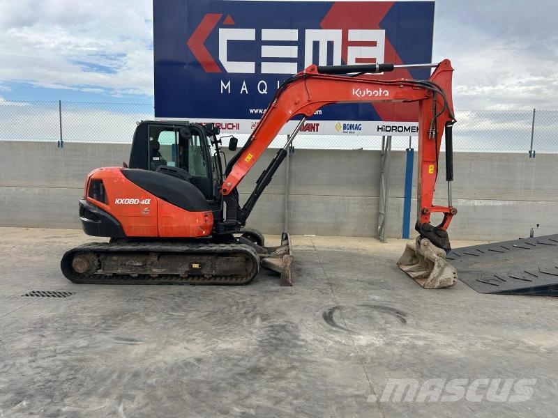 Kubota KX080-4 Miniexcavadoras