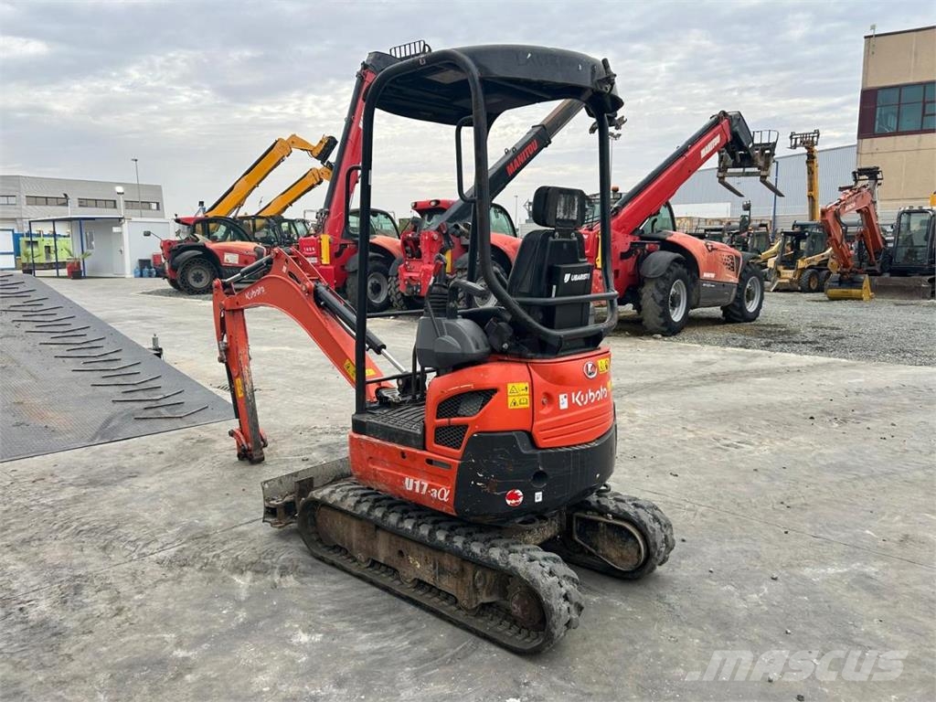 Kubota U17-3X Miniekskavaatorid < 7 t