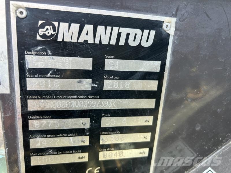 Manitou MT 1135 EASY 75D Manipuladores telescópicos