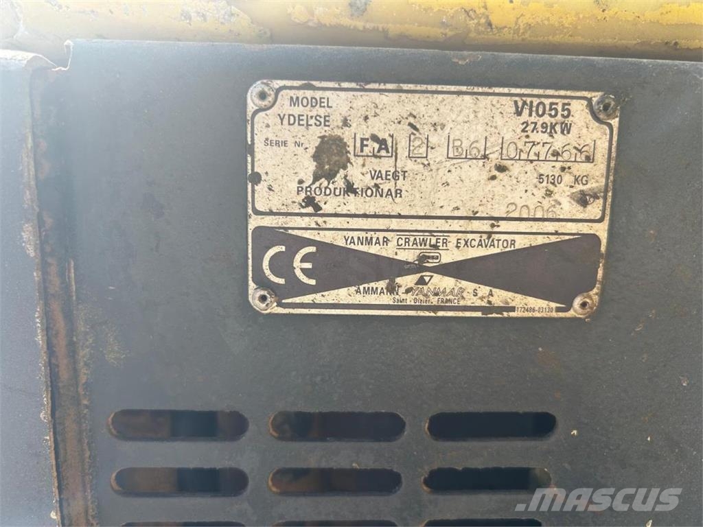 Yanmar Vio55 Miniescavatori