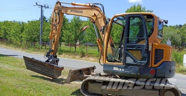 Hyundai Robex 80 CR-9 Excavadoras sobre orugas
