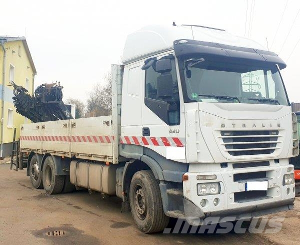 Iveco 420 Stralis +HIAB XS166 D4-pro شاحنات الرافعات