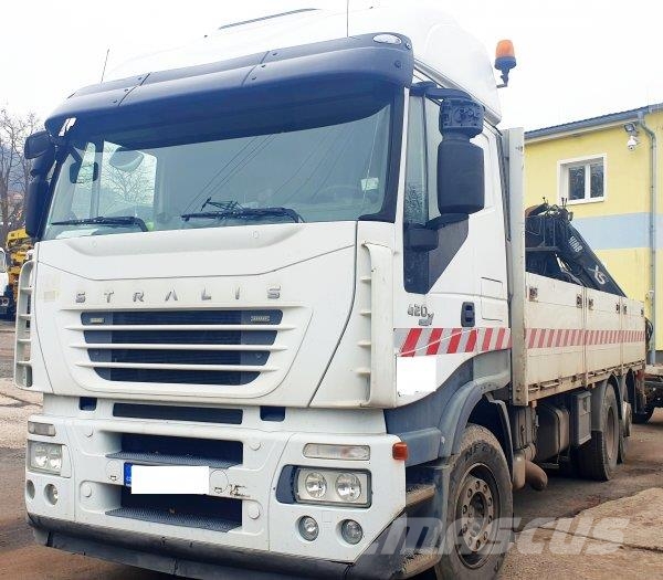 Iveco 420 Stralis +HIAB XS166 D4-pro شاحنات الرافعات