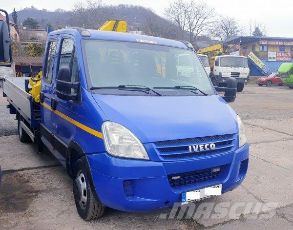 Iveco 50C18 Daily (3.D 16V) Giugiaro + Effer - 3700 2S Truck mounted cranes