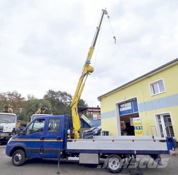 Iveco 50C18 Daily (3.D 16V) Giugiaro + Effer - 3700 2S Truck mounted cranes
