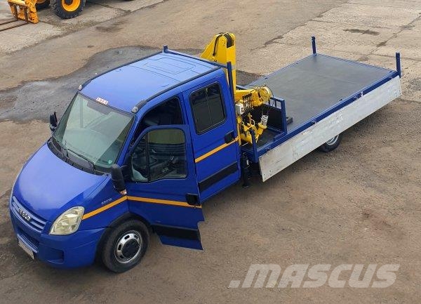 Iveco 50C18 Daily (3.D 16V) Giugiaro + Effer - 3700 2S Truck mounted cranes