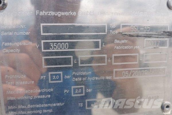 Kässbohrer SSL 35 Tovornjaki cisterne