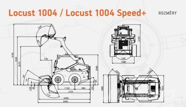 Locust 1004 Minicarregadeiras