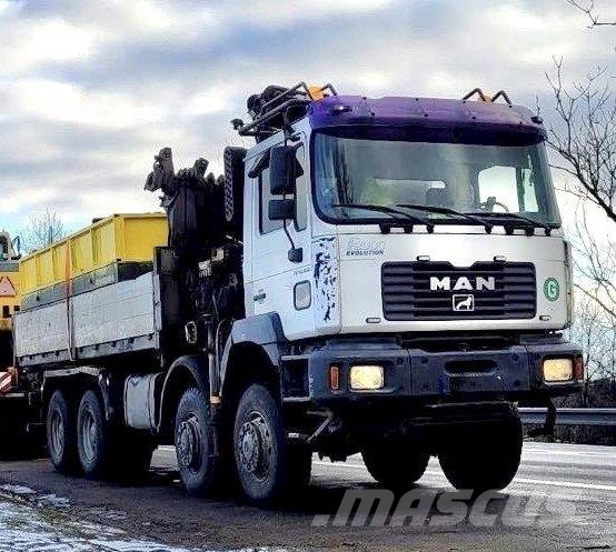 MAN TGA 41.464 VFK + Hiab 230-5 Damperli kamyonlar