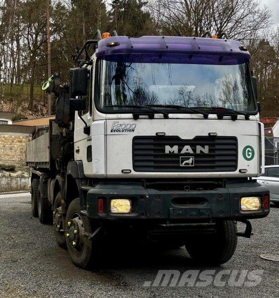MAN TGA 41.464 VFK + Hiab 230-5 Damperli kamyonlar