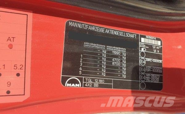 MAN TGL 12.180 +(CZ)Brácha +Fassi F60A.22 Автокранове