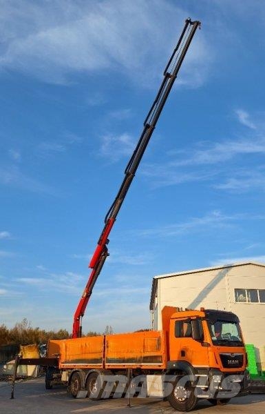 MAN TGS 26.440 +Palfinger PK26001 +Schwarzmüller Flaksläp