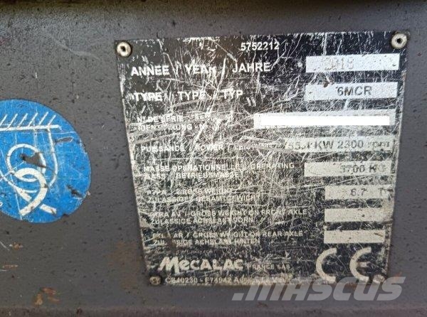 Mecalac 6 MCR Miniexcavadoras