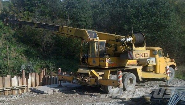 Tatra T148 +ČKD AD 20T Żurawie samochodowe