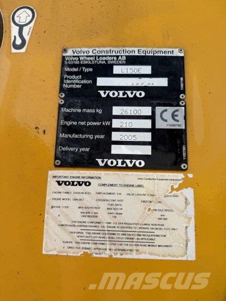Volvo L150E Utovarivači na kotačima
