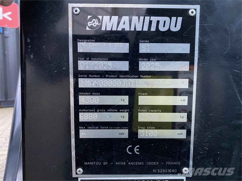 Manitou MC25-4 K ST5 Wózki widłowe inne