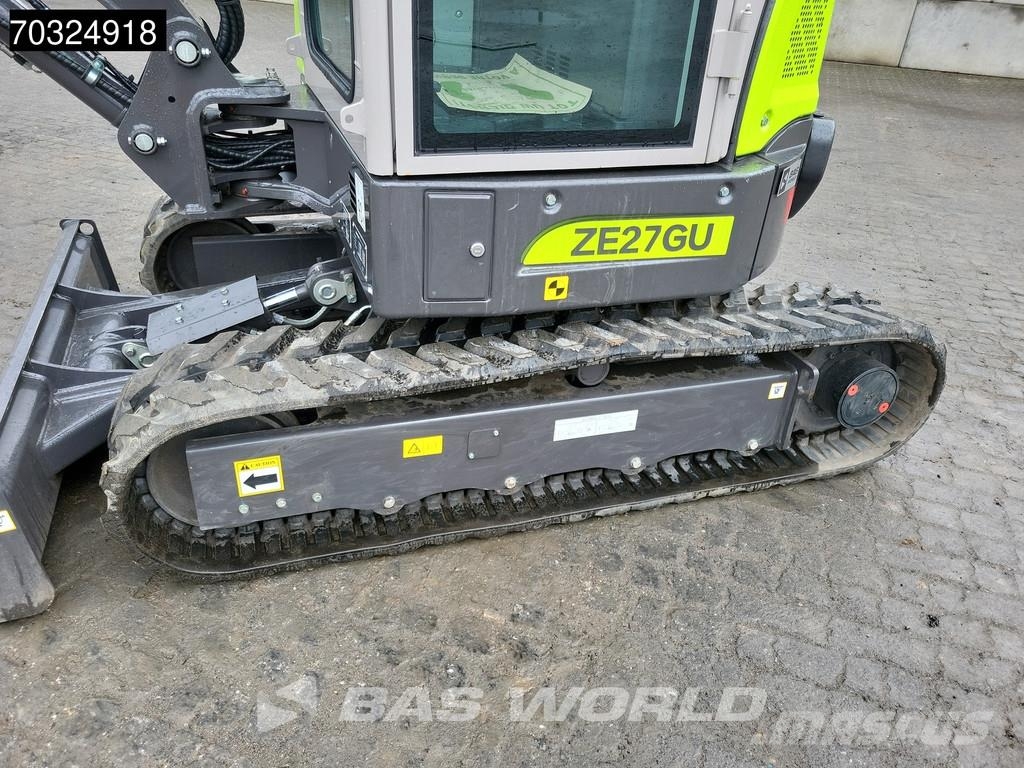 Zoomlion ZE27 GU KUBOTA ENGINE - PIN ON - CE CERTIFIED Minigravere <7t