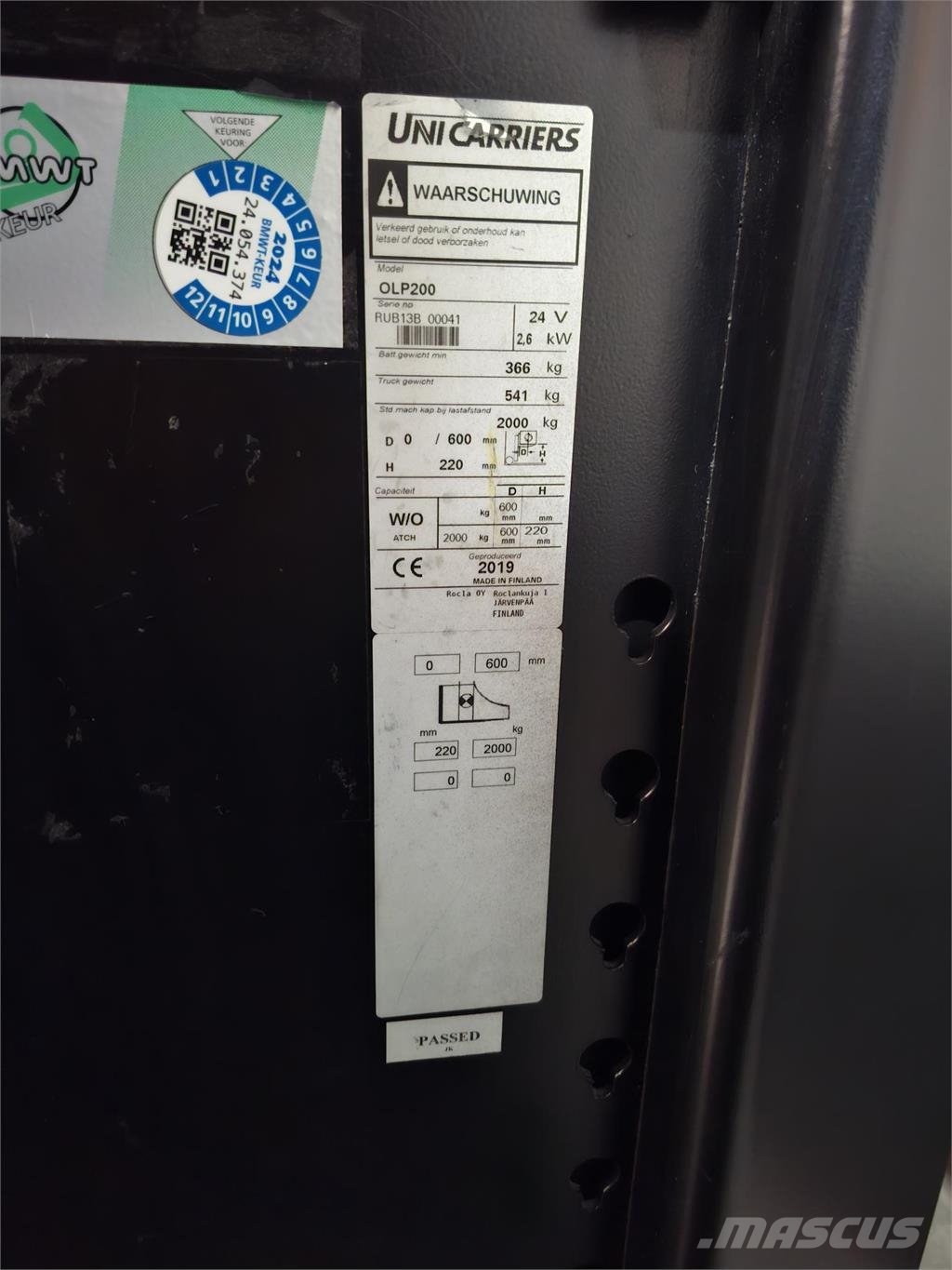 Mitsubishi OLP200 2019 Ledestablere