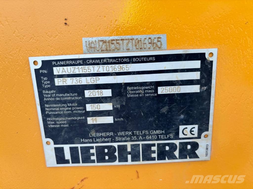 Liebherr PR 736 LGP (Trimble Ready) Buldožeri guseničari