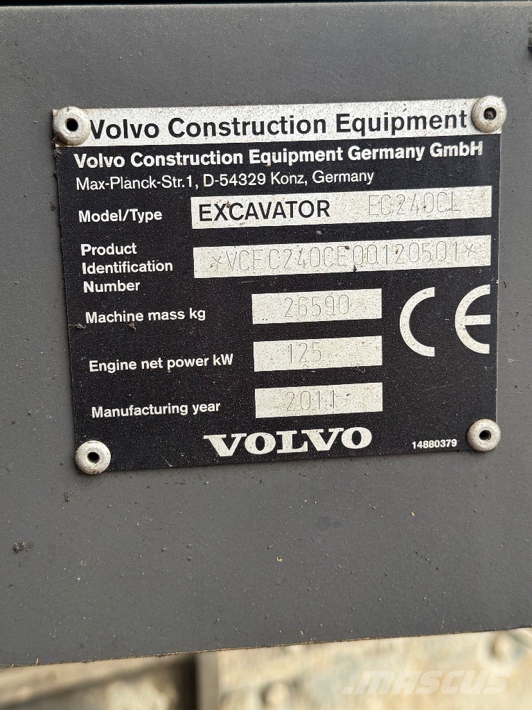Volvo EC 240 C L Верижен екскаватор