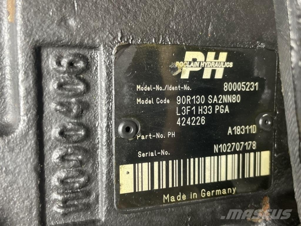 Poclain -Sauer Danfoss 90R130SA2NN80-Drive pump/Fahrpumpe 液压