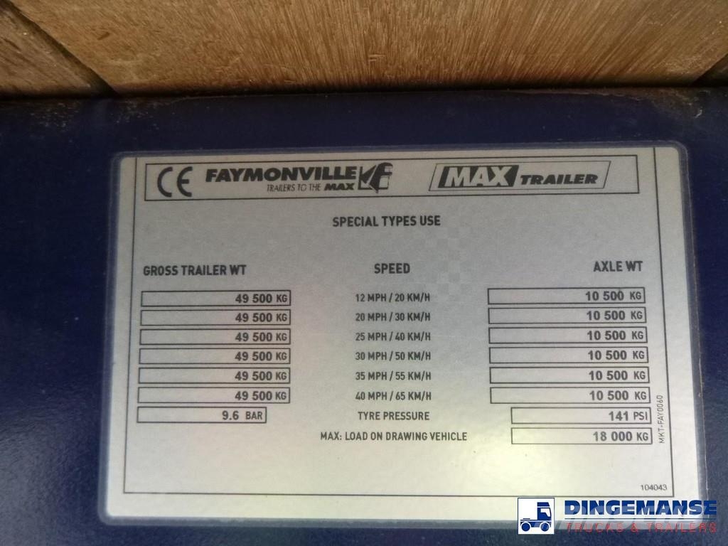 Faymonville 3-axle semi-lowbed trailer 50T + ramps Nisko-utovarne poluprikolice