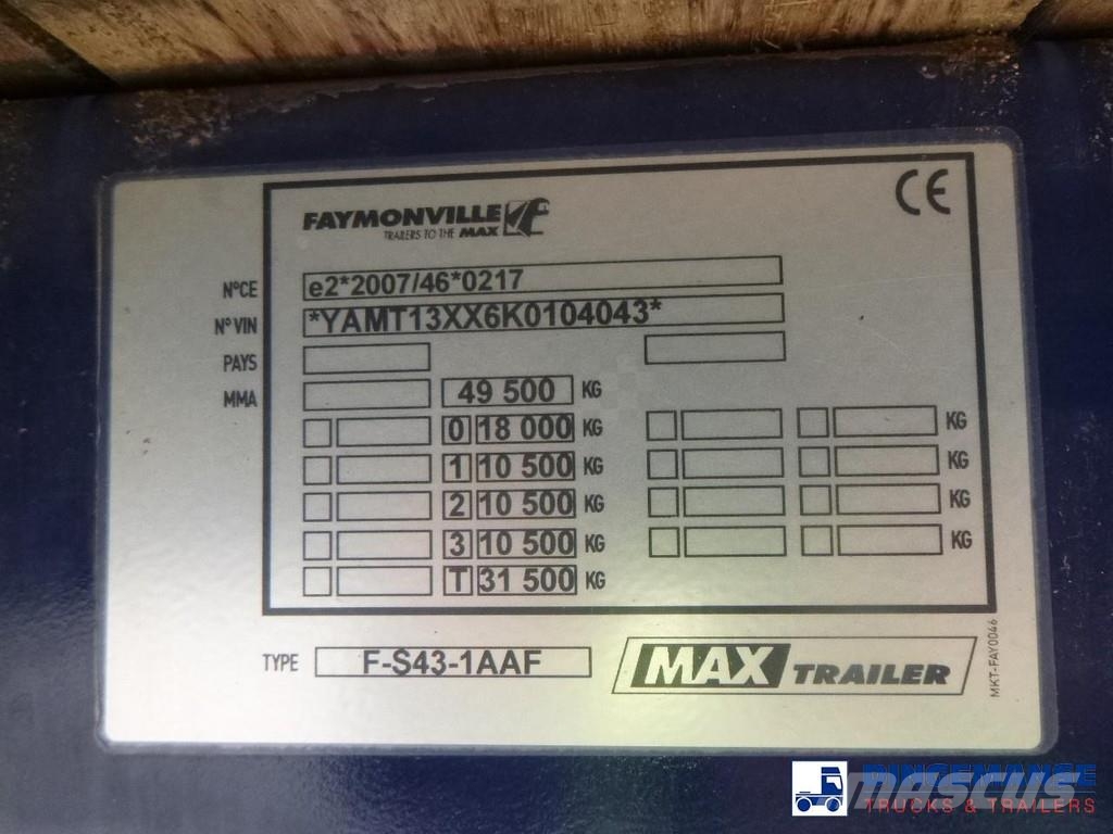 Faymonville 3-axle semi-lowbed trailer 50T + ramps Nisko-utovarne poluprikolice