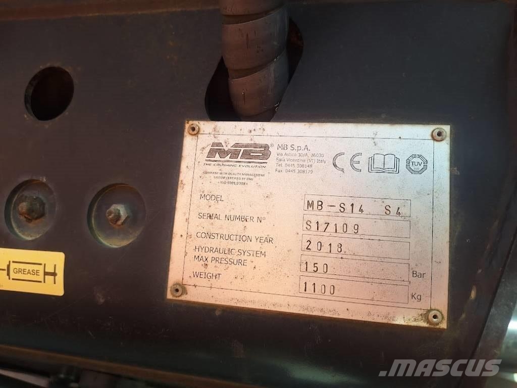 MB Crusher S14 S4 Lopaty