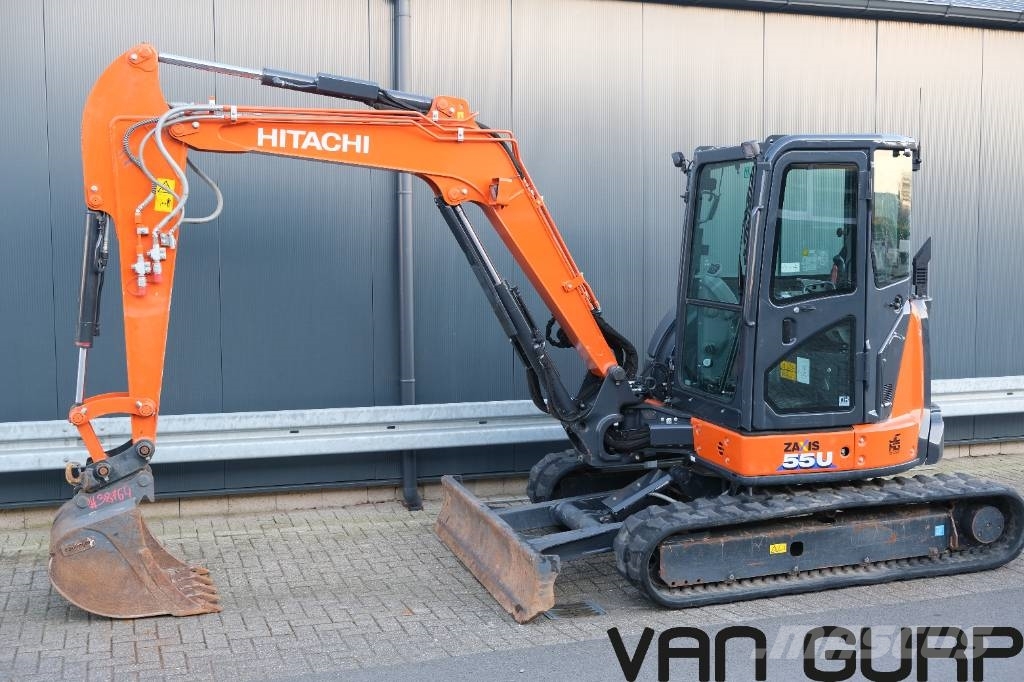 Hitachi ZX 55 U-6 CLR | 2022 | 905h | A/C, 2022, Wijhe