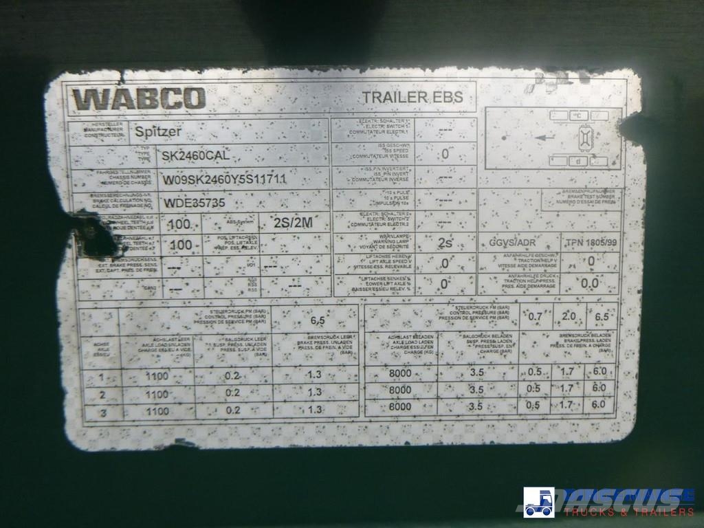 Spitzer Powder tank alu 60 m3 (tipping) Tankwagen
