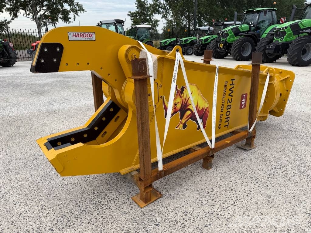  HW Metal Shear HW280 RT Machine weight 22 - 33 ton 破碎锤