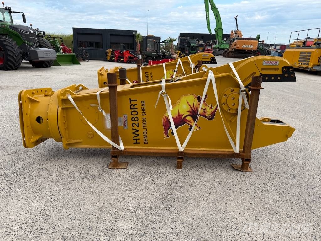  HW Metal Shear HW280 RT Machine weight 22 - 33 ton 破碎锤