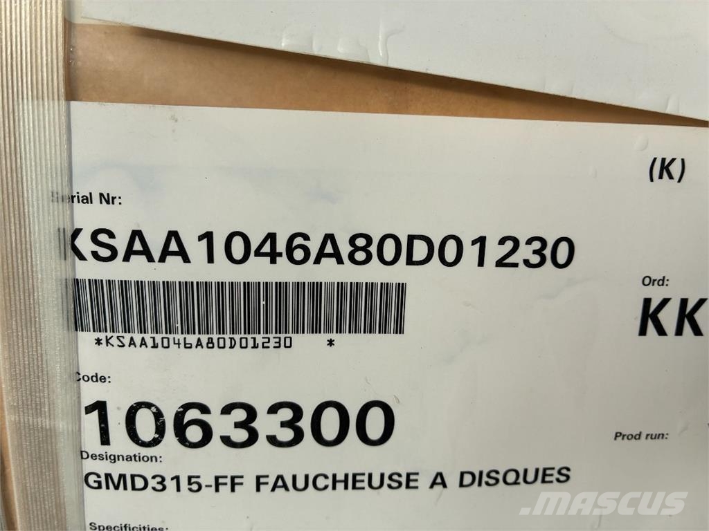 Kuhn GMD315-FF جزازات مكيفات