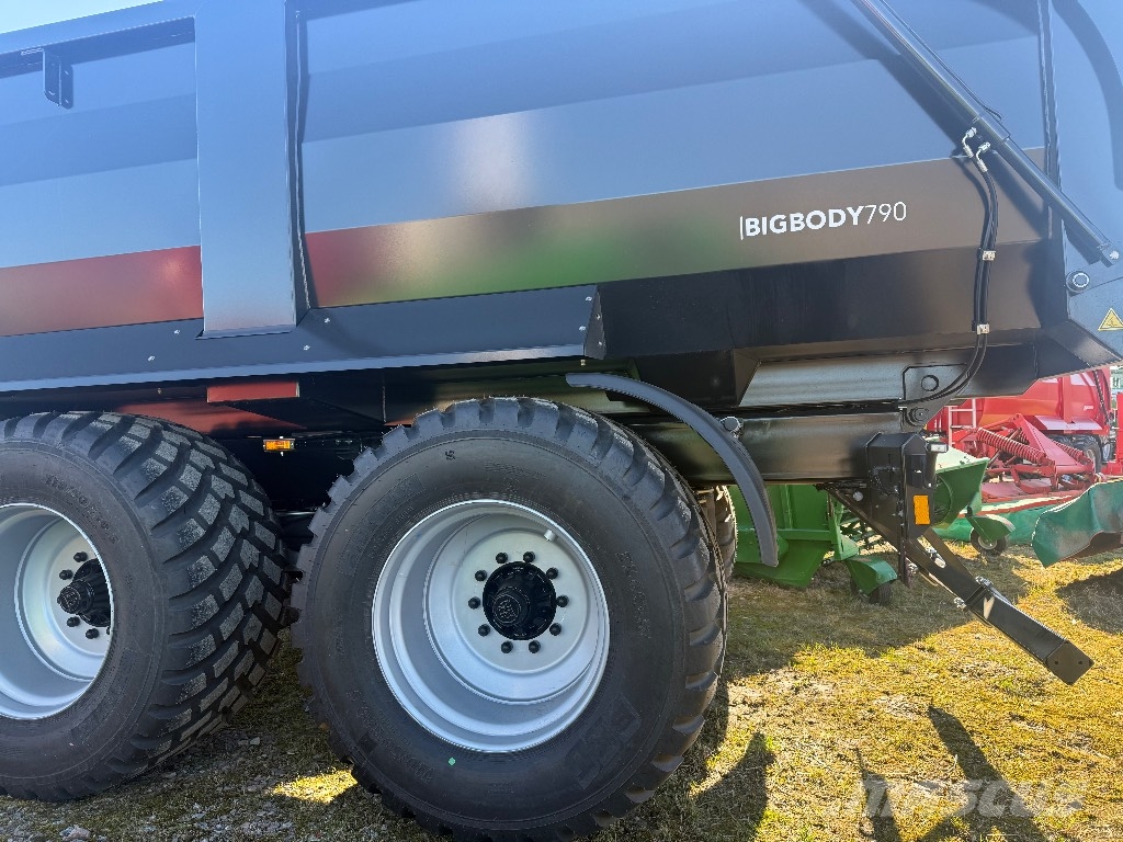 Krampe Big Body 790 80 + 20cm förhöjning ensilage مقطورات للأغراض العامة
