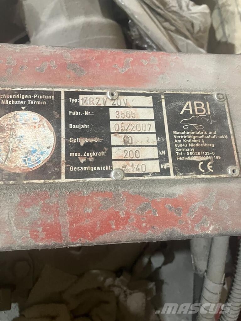 ABI MRZV 20V Гідравлічні пальові молоти