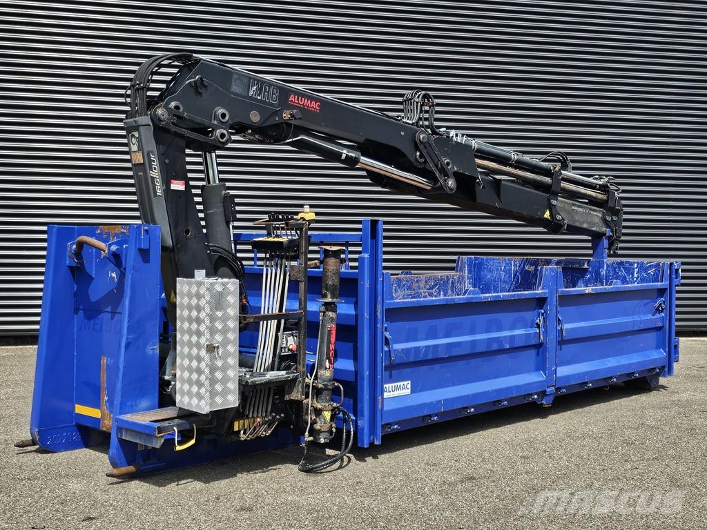Onbekend CONTAINER + HIAB 166 CRANE / KRAN Preču konteineri