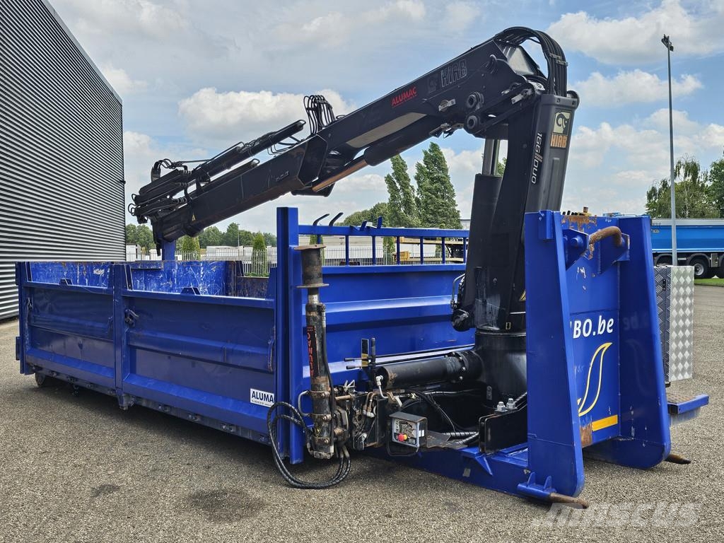 Onbekend CONTAINER + HIAB 166 CRANE / KRAN Preču konteineri