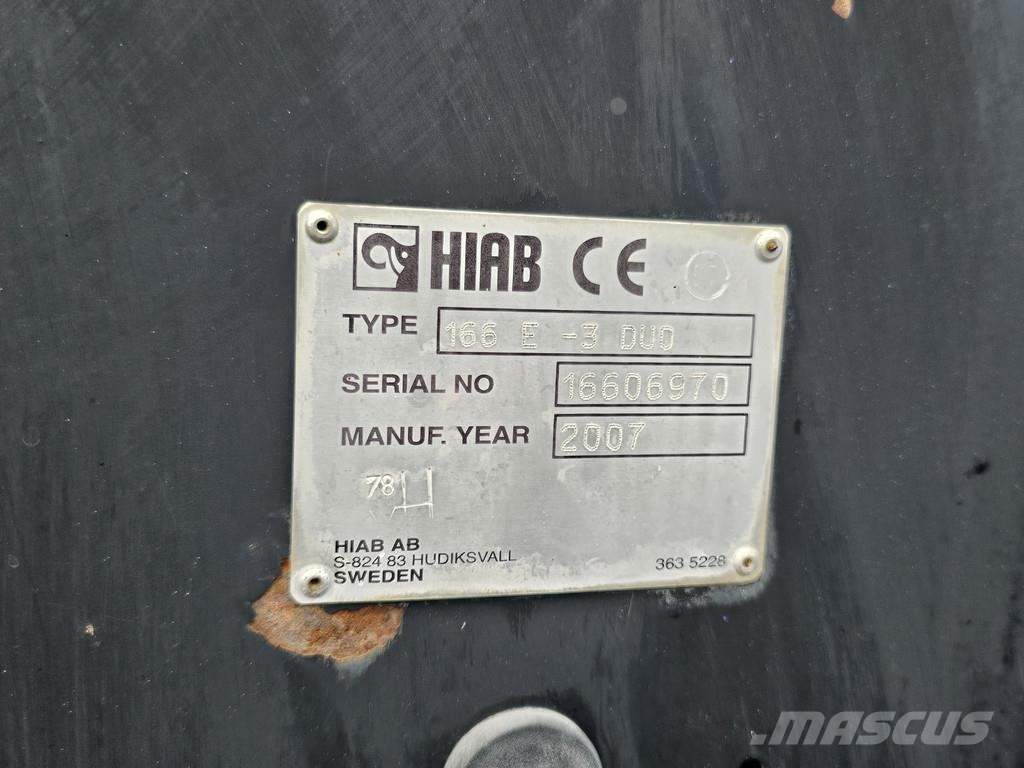 Onbekend CONTAINER + HIAB 166 CRANE / KRAN Preču konteineri