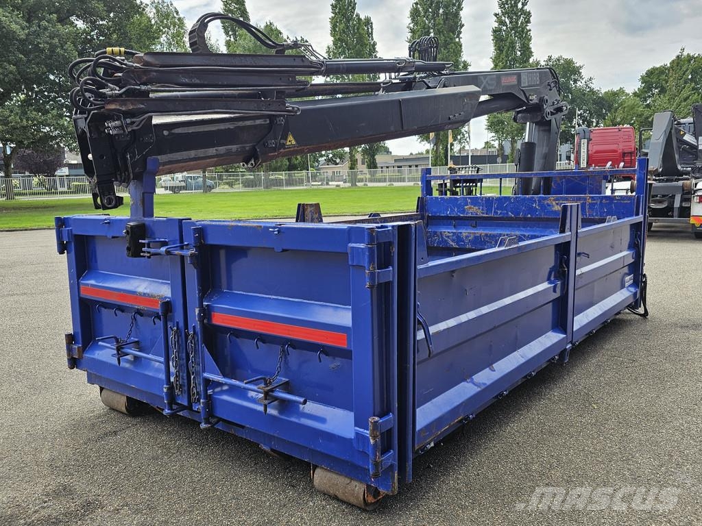 Onbekend CONTAINER + HIAB 166 CRANE / KRAN Preču konteineri