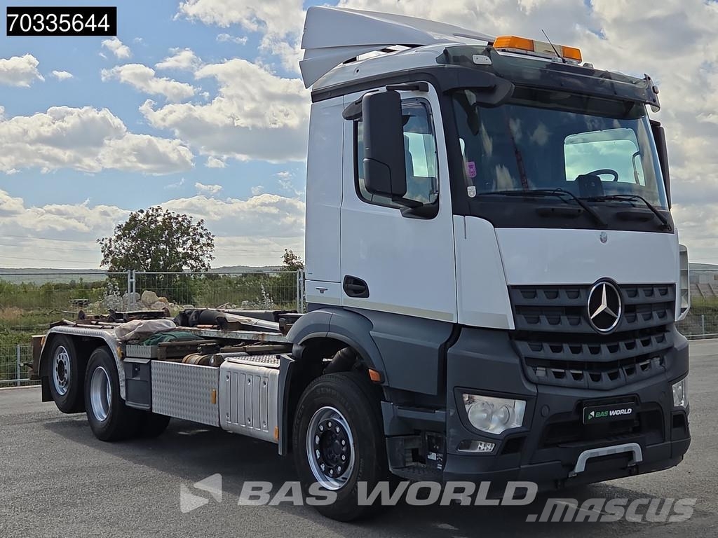 Mercedes-Benz Arocs 2542 6X2 20tons containersystem Lift-Axle Au Abrollkipper