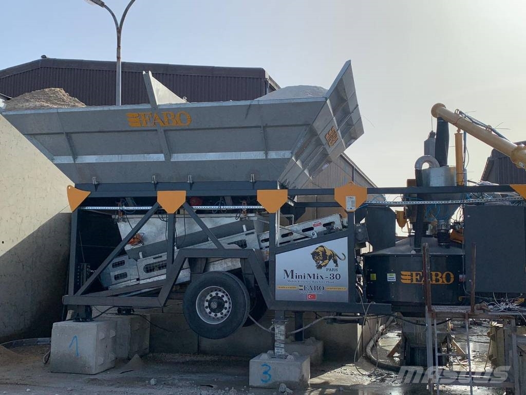Fabo MINIMIX 30 m³/h MOBILE BETONMISCHANLAGE Betonin valmistusasemat