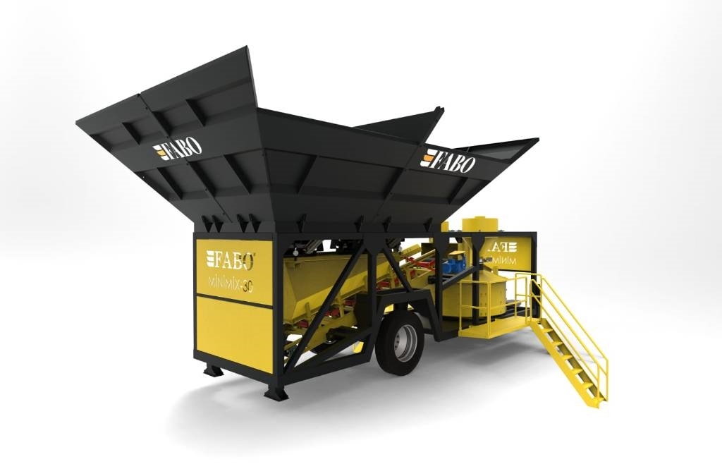 Fabo MINIMIX 30 m³/h MOBILE BETONMISCHANLAGE Betonin valmistusasemat