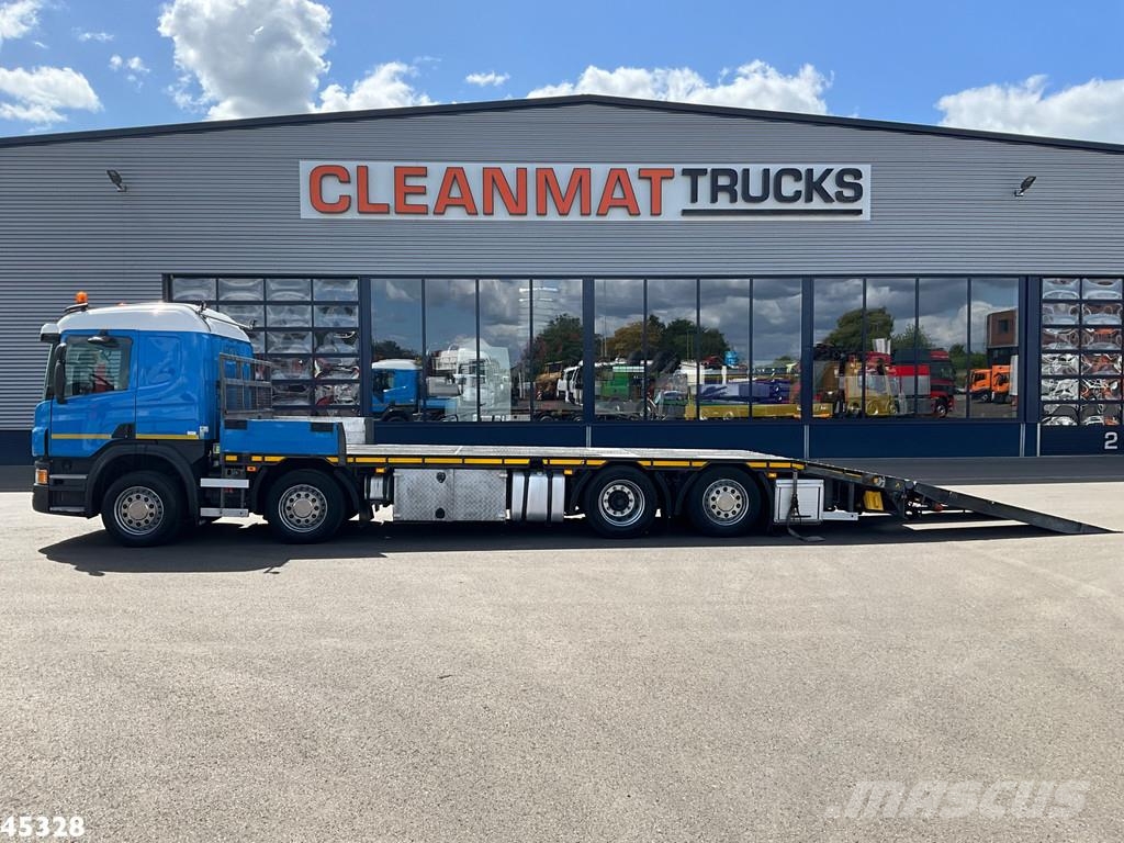 Scania P 410 8x2 Euro 6 Retarder Autotransporter met hydr Автовозы
