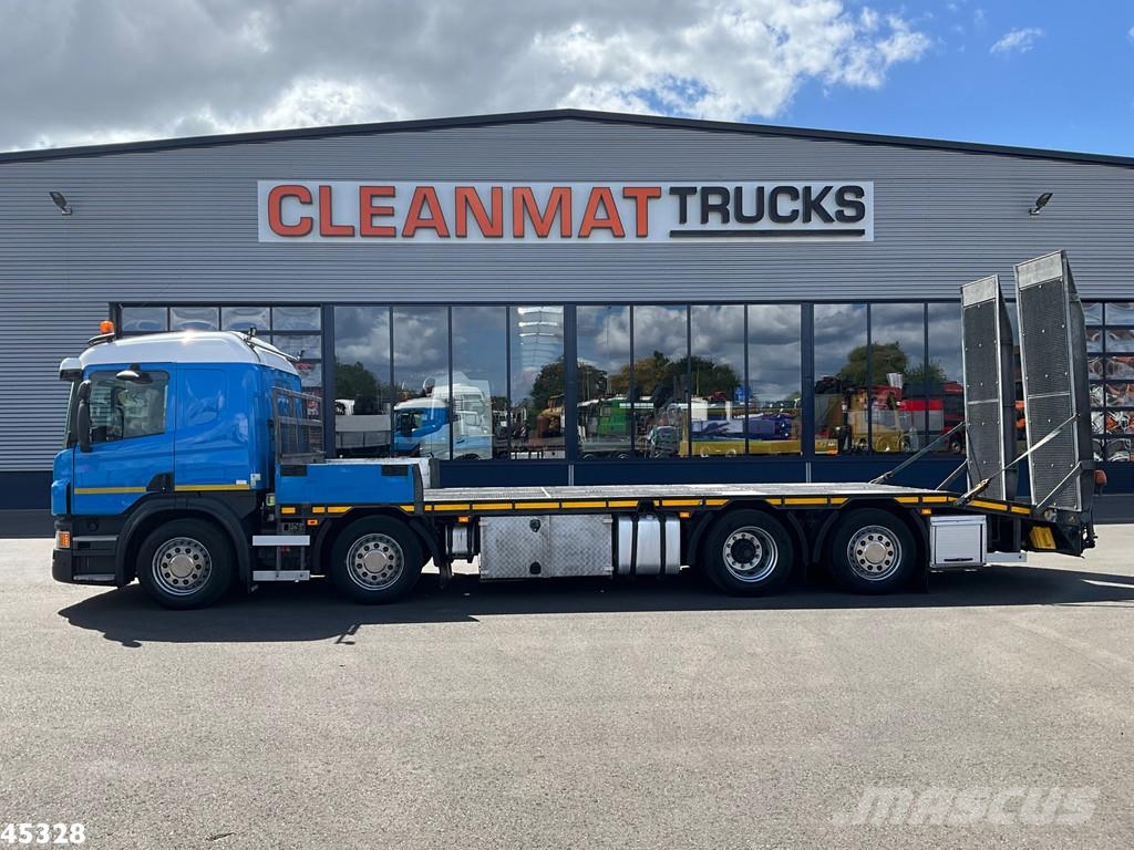 Scania P 410 8x2 Euro 6 Retarder Autotransporter met hydr Автовозы